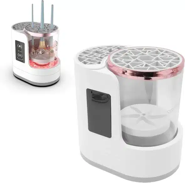 Electric Makeup Brush Cleaner Machine with Drying Timer Function