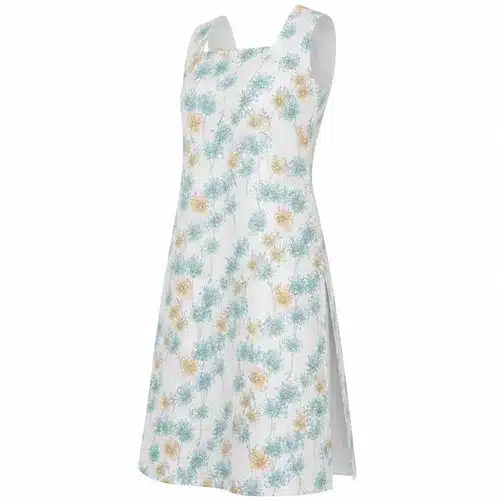 Elegant Pastel Floral Sleeveless Kurta Set
