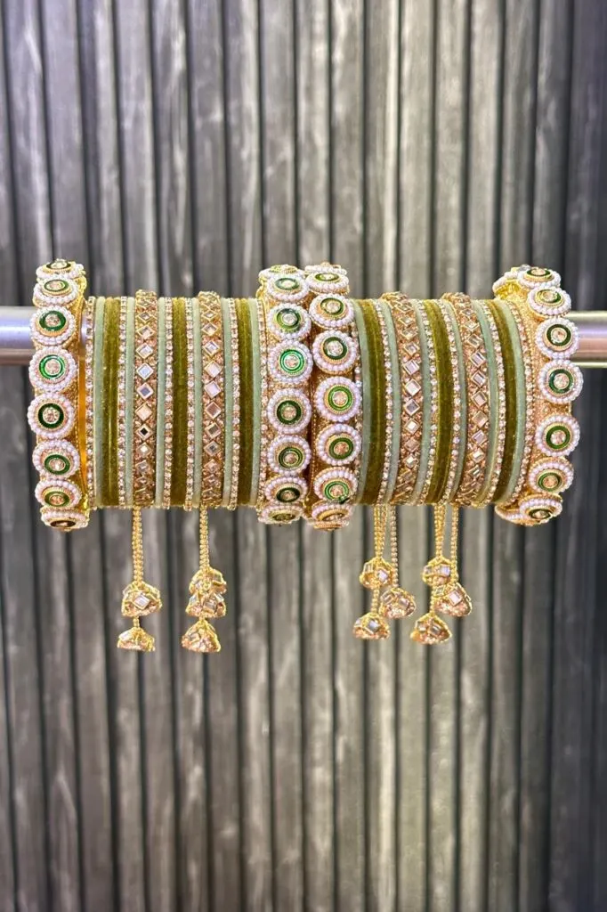 Diamond replica glass mixed set